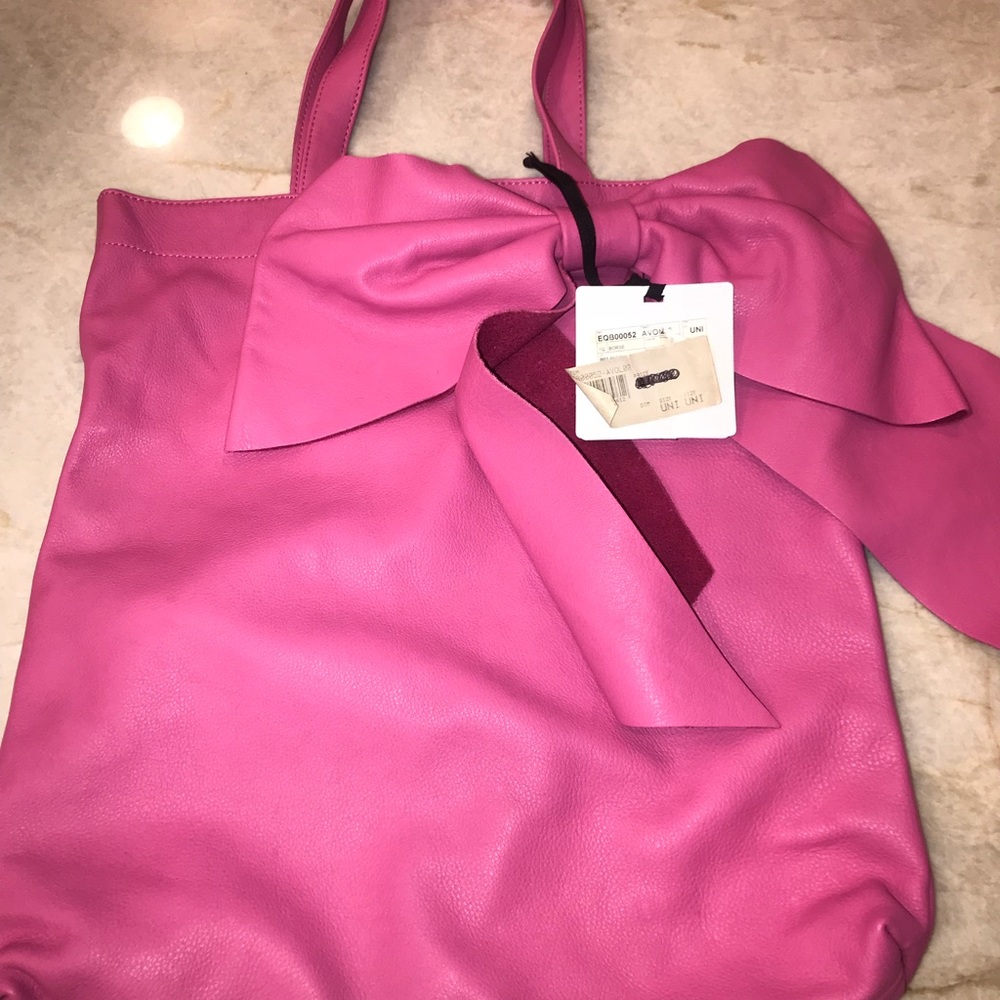 Red Valentino Pink Tote with Bow